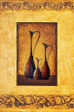 オリジナルの装飾 Painting - 花瓶 黄色 フレーム オリジナル 装飾